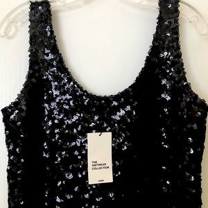 Sleeveless sequin top